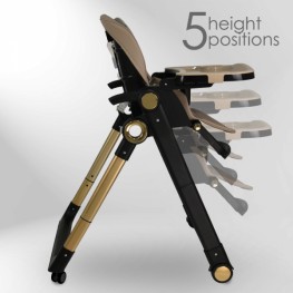  Bebe Stars Καρέκλα Φαγητού-Κούνια Yum-Yum 2σε1 Grey 870-186